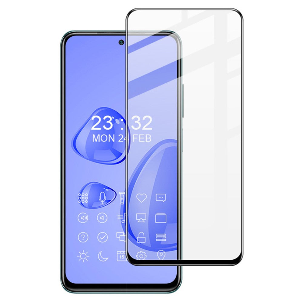 IMAK Pro+ Series Anti-explosion Full Screen Coverage Tempered Glass Screen Protector for Xiaomi Poco M5s 4G / Redmi Note 10 4G 5G / Note 10S 4G