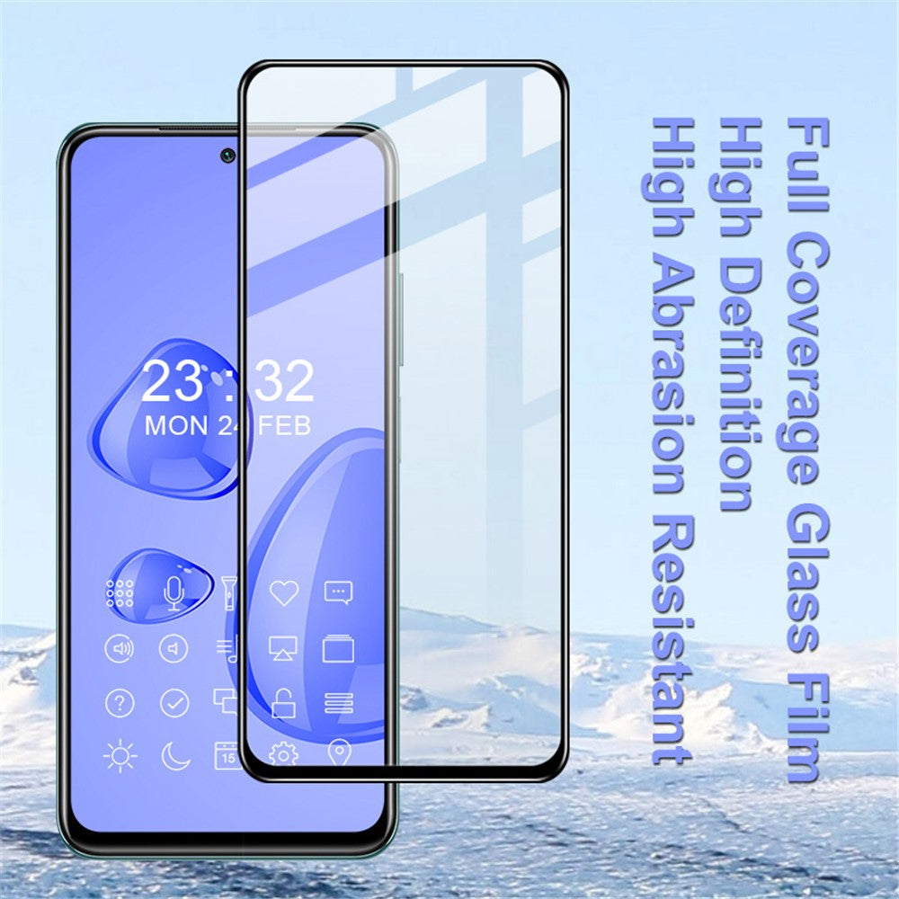 IMAK Pro+-serien reptålig härdad glasfilm komplett täckande skärmfilm för Xiaomi Poco M5s 4G / Redmi Note 10 4G / Redmi Note 10S 4G