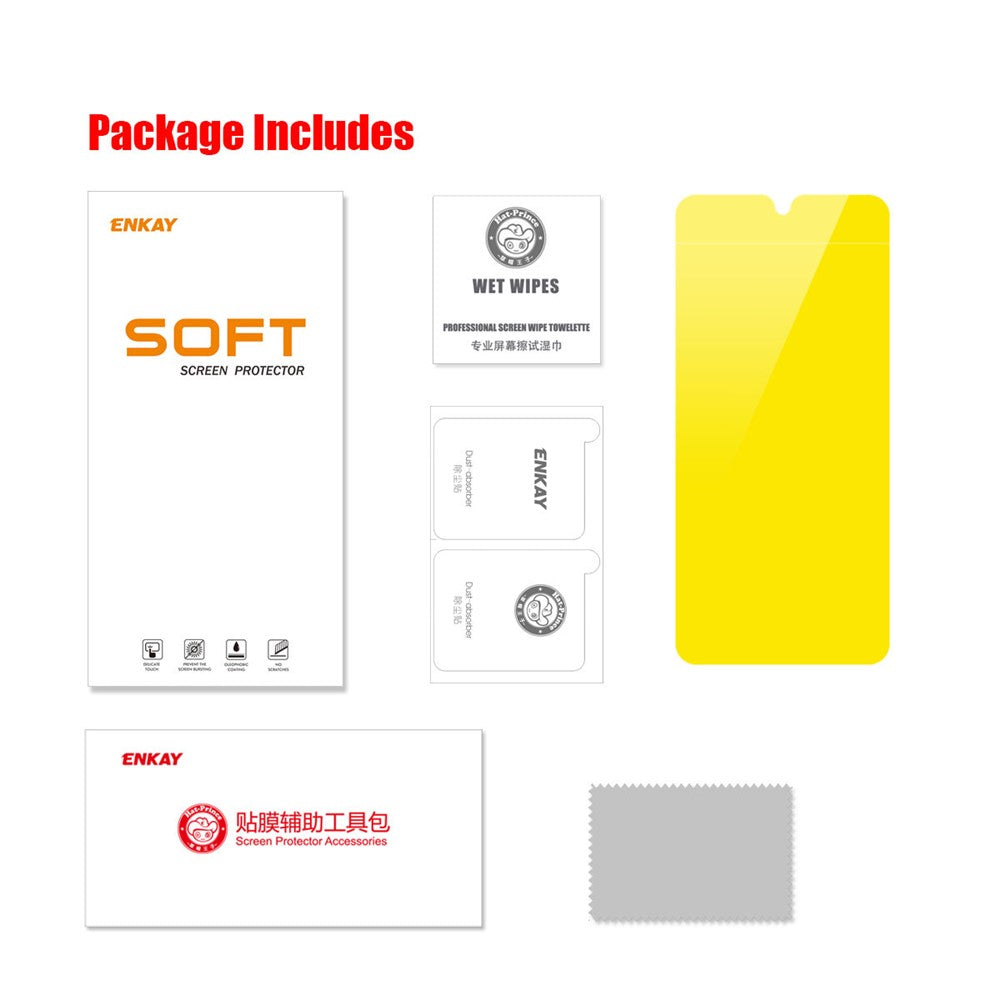 ENKAY HAT PRINCE Hydrogel Film Soft Full Glue Full Screen Protector Guard Film for Xiaomi Poco M5s 4G / Redmi Note 10S 4G / Note 10 4G