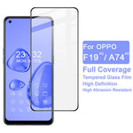 IMAK Pro+ Series Anti-explosion Full Screen Coverage Tempered Glass Screen Protector for Oppo F19 / Oppo A74 4G