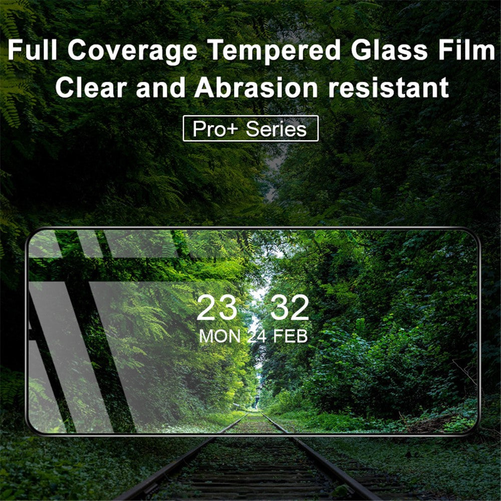 IMAK Pro+ Series Anti-explosion Full Screen Coverage Tempered Glass Screen Protector for Oppo F19 / Oppo A74 4G