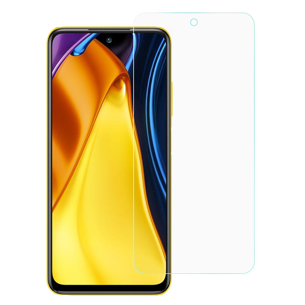 0,3 mm Arc Edge Ultra Clear Härdat Glas LCD-skärmskydd för Xiaomi Redmi Note 10 5G/Poco M3 Pro 4G/Poco M3 Pro 5G