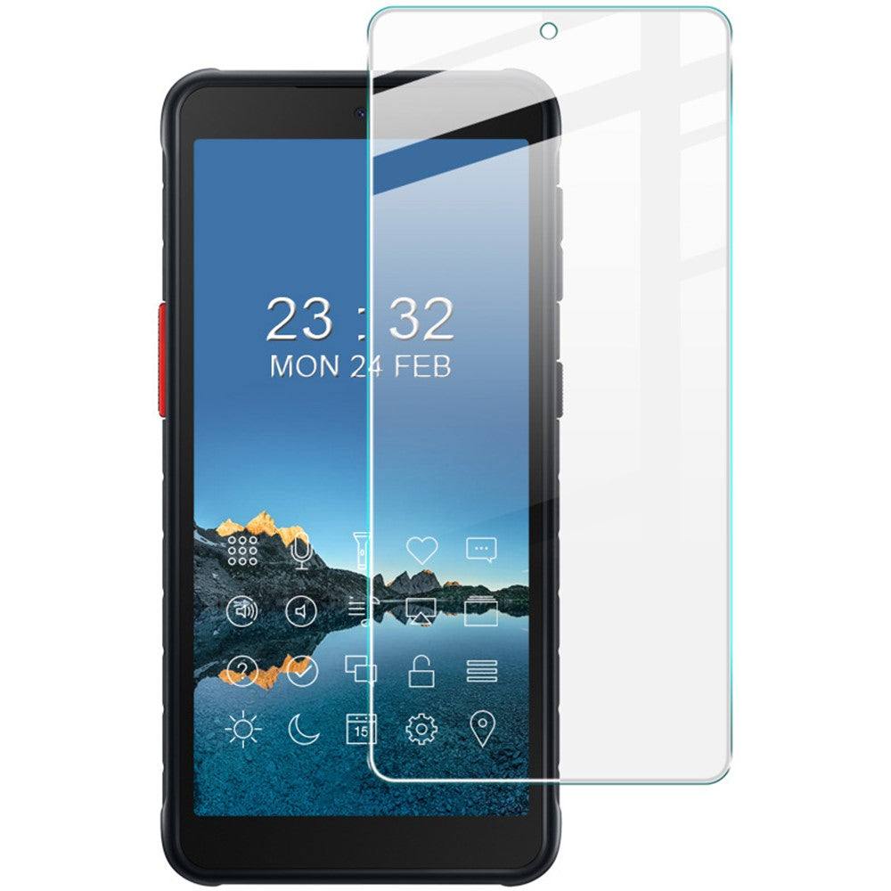 IMAK H-serien Ultra Clear film i hærdet glas, splintsikker skærmbeskyttelse til Samsung Galaxy Xcover 5