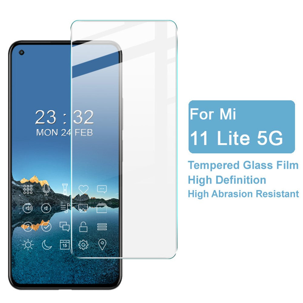 IMAK H-serien HD-skärmskydd Splittersäker härdad glasfilm för Xiaomi Mi 11 Lite 4G / 5G / 11 Lite 5G NE