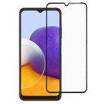 Complete Covering Silk Printing Tempered Glass Screen Protector Film [Full Glue] for Samsung Galaxy A22 4G (EU Version)