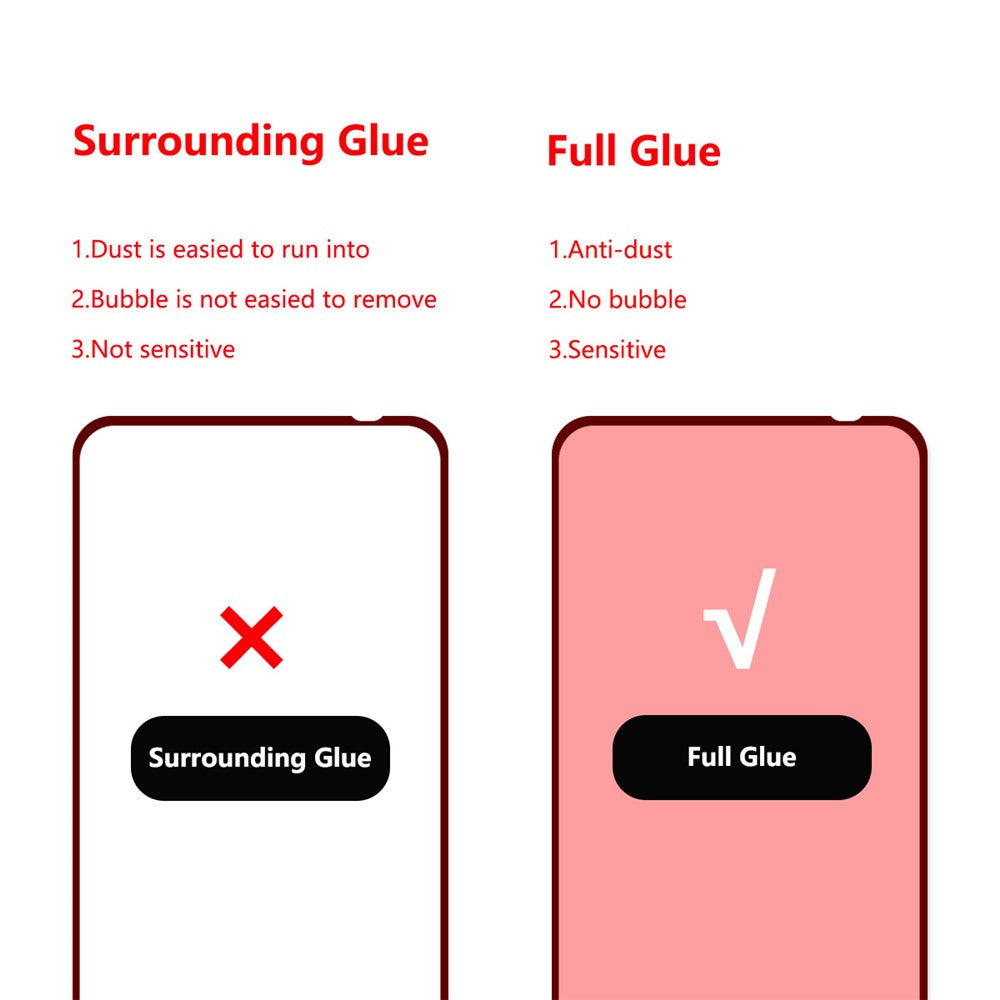 HAT PRINCE fulddækkende 0,26 mm 9H 2,5D ultra klart hærdet glas med fuld lim, skærmbeskyttelsesfilm til Xiaomi Redmi Note 10 5G/Poco M3 Pro 4G/Poco M3 Pro 5G