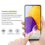 MOCOLO Silk Print 9H Hardness HD Full Glue Full Screen Coverage Härdat Glasskydd för Samsung Galaxy A72 4G/5G