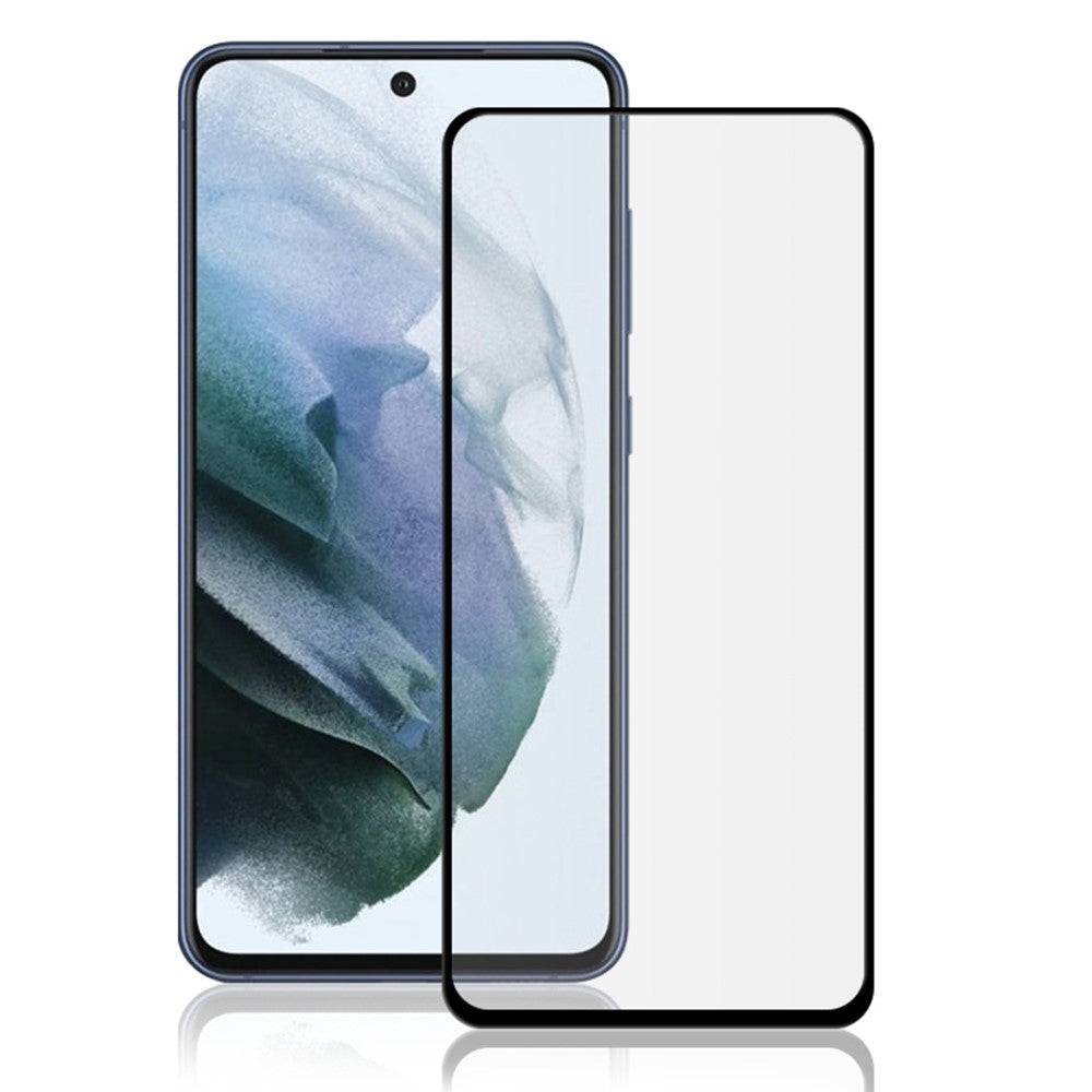 MOCOLO Silk Print Anti-explosion Tempered Glass Full Glue Full Size Screen Protector for Samsung Galaxy S21 FE