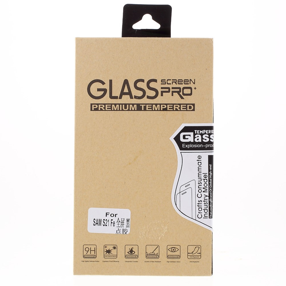 For Samsung Galaxy S21 FE 0.25mm Arc Edge Tempered Glass Screen Protector Film
