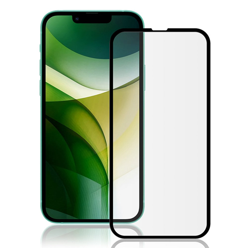 MOCOLO til iPhone 13/13 Pro/14 Cold Carving 3D-buet hærdet glasfilm i fuld størrelse, heldækkende HD-gennemsigtig skærmbeskyttelse