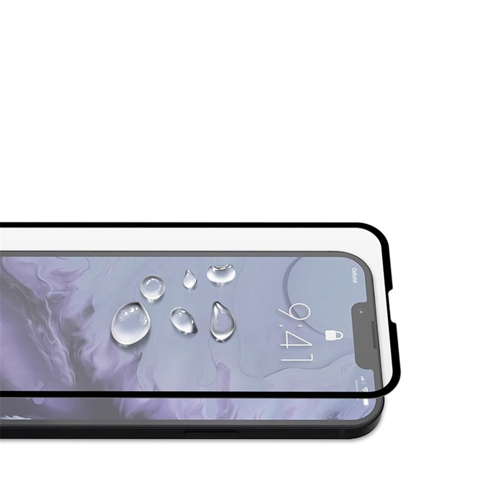 MOCOLO HD Silk Print Full Glue Full Screen Coverage 9H Tempered Glass Protector for iPhone 13 mini 5.4 inch