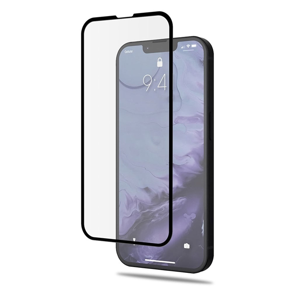 MOCOLO HD 9H Full Screen Coverage Silk Print Tempered Glass Full Glue Protector for iPhone 13 Pro Max / 14 Plus