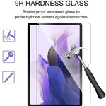 For Samsung Galaxy Tab S10+ / S9+ / S7 FE / S7+ / S8+ 2.5D Arc Edge Screen Protector Ultra Clear 9H Hardness Anti-Explosion Tempered Glass Film