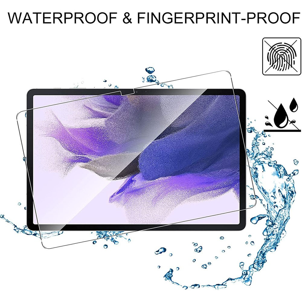 For Samsung Galaxy Tab S10+ / S9+ / S7 FE / S7+ / S8+ 2.5D Arc Edge Screen Protector Ultra Clear 9H Hardness Anti-Explosion Tempered Glass Film