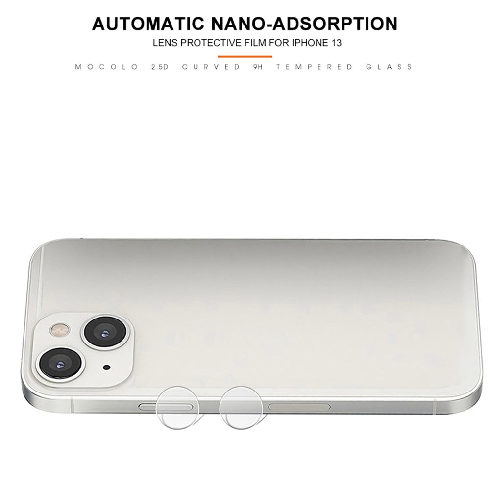 MOCOLO Ultra Clear Tempered Glass Anti-Scratch Camera Lens Protector Film for iPhone 13 mini 5.4 inch