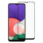 Fuld Skærmdækning Silketryk Fuld Lim Hærdet Glas Skærmbeskytter til Samsung Galaxy A22 5G (EU Version)