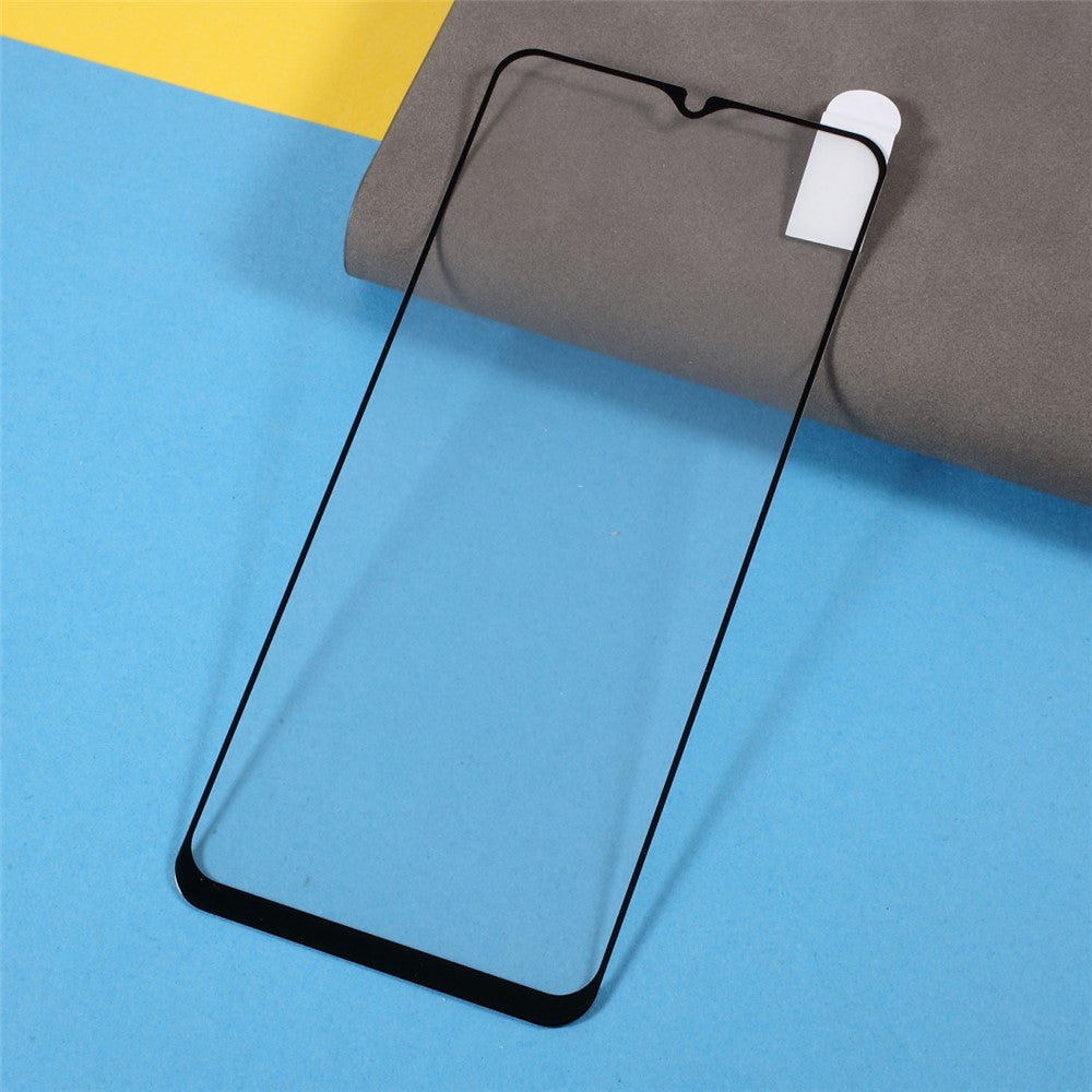 Fuld Skærmdækning Silketryk Fuld Lim Hærdet Glas Skærmbeskytter til Samsung Galaxy A22 5G (EU Version)