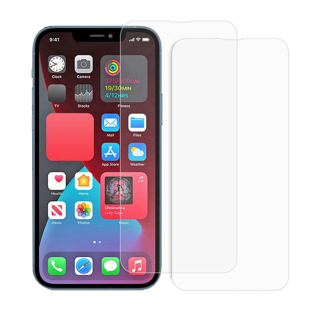 2 STK 9H 2.5D hærdet glas skærmbeskytter til iPhone 13 mini 5.4-inch