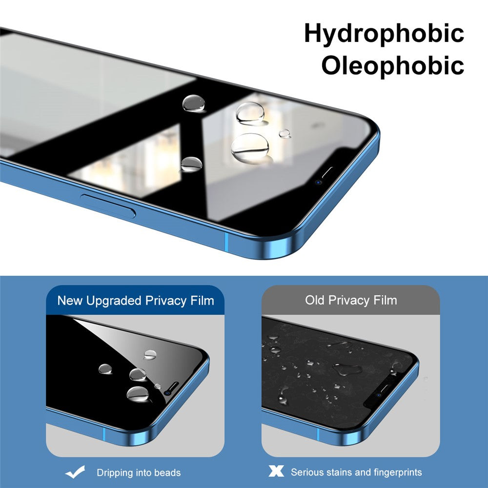 ENKAY HAT PRINCE 28° Anti-spion Heltäckande Härdat Glas Skärmskyddsfilm för iPhone 11 Pro 5,8 tum / XS 5,8 tum / X