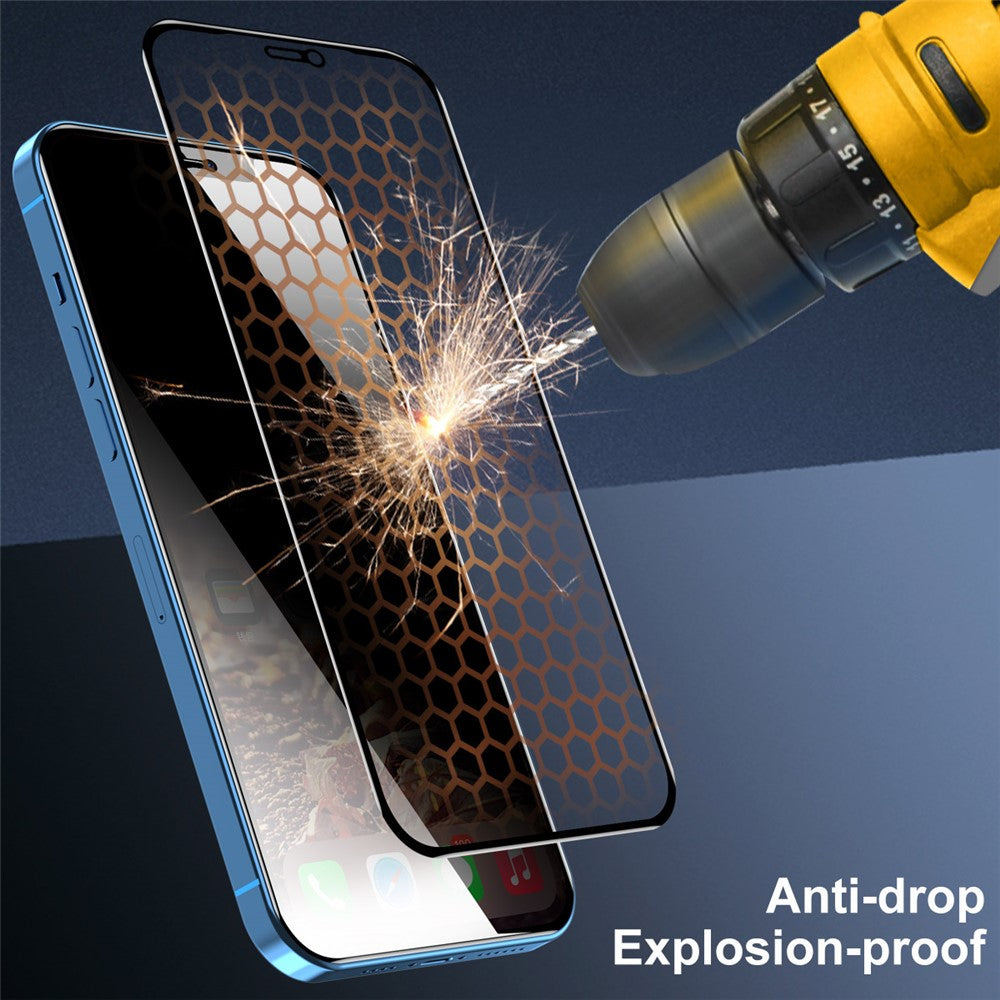 ENKAY HAT PRINCE 28° Anti-spion Heltäckande Härdat Glas Skärmskyddsfilm för iPhone 11 Pro 5,8 tum / XS 5,8 tum / X