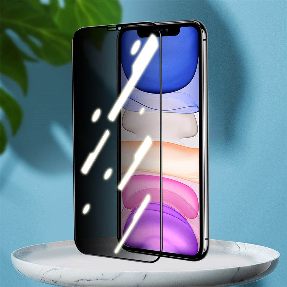 ENKAY HAT PRINCE 28° Anti-spy Anti-glare Tempered Glass Full Coverage Screen Protector Film for iPhone 11 6.1 inch / XR 6.1 inch