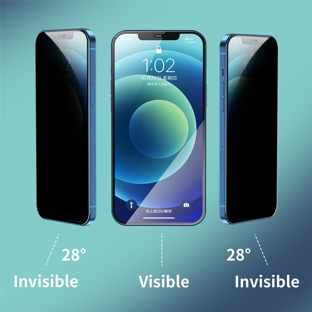 ENKAY HAT PRINCE 28° Anti-spy Anti-glare Tempered Glass Full Coverage Screen Protector Film for iPhone 11 6.1 inch / XR 6.1 inch