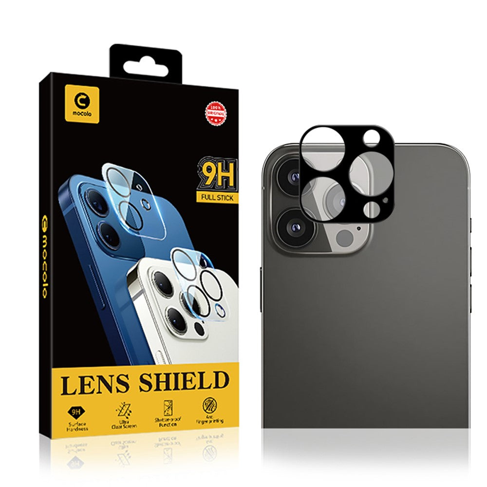 MOCOLO Silk Printing Ultra Clear Camera Lens Protector for iPhone 13 Pro / 13 Pro Max Tempered Glass Lens Screen Protector