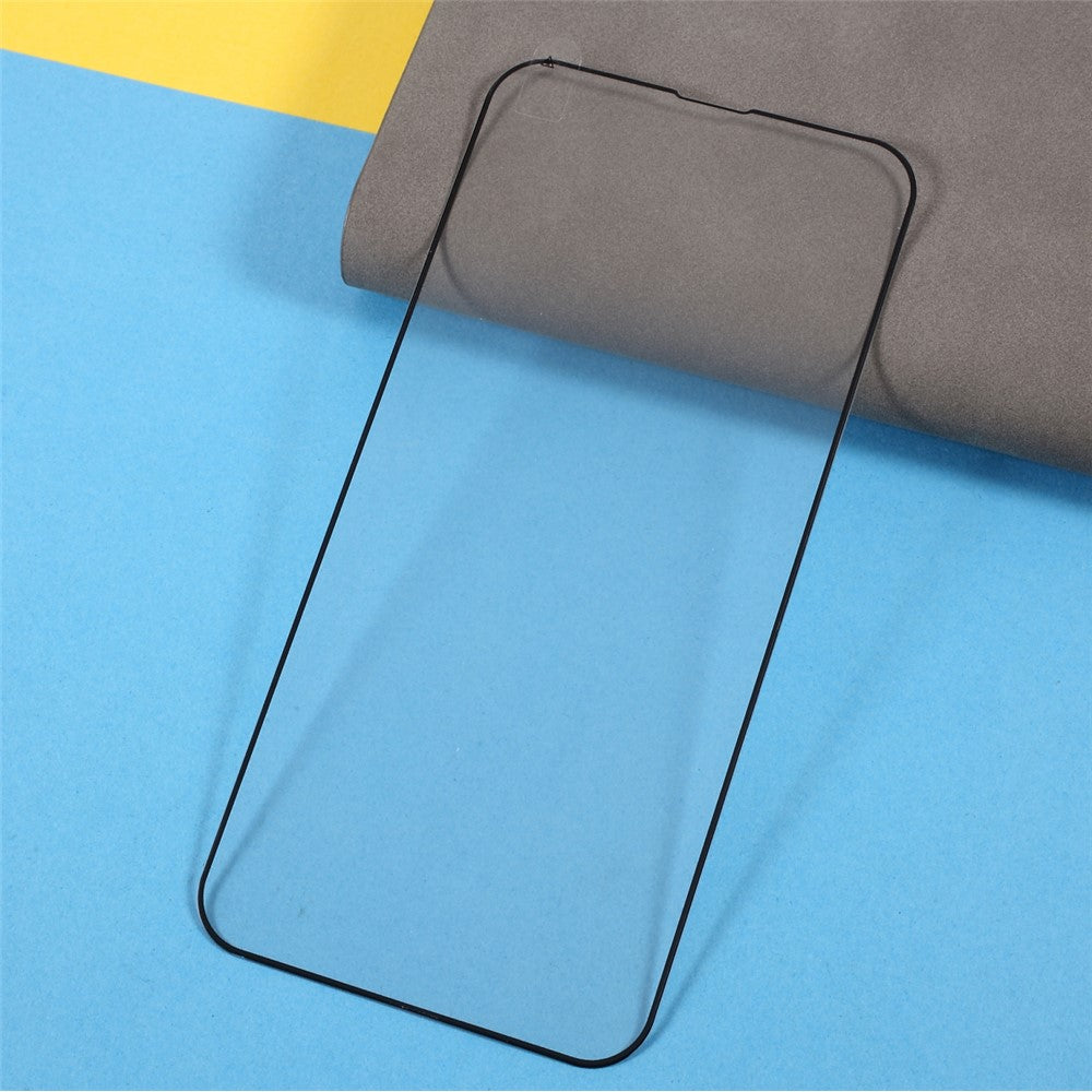 Til iPhone 13 Pro Max / 14 Plus Eksplosionssikker silketryk Fuldklæbende Fuldskærm Hærdet Glas Beskyttelsesfilm