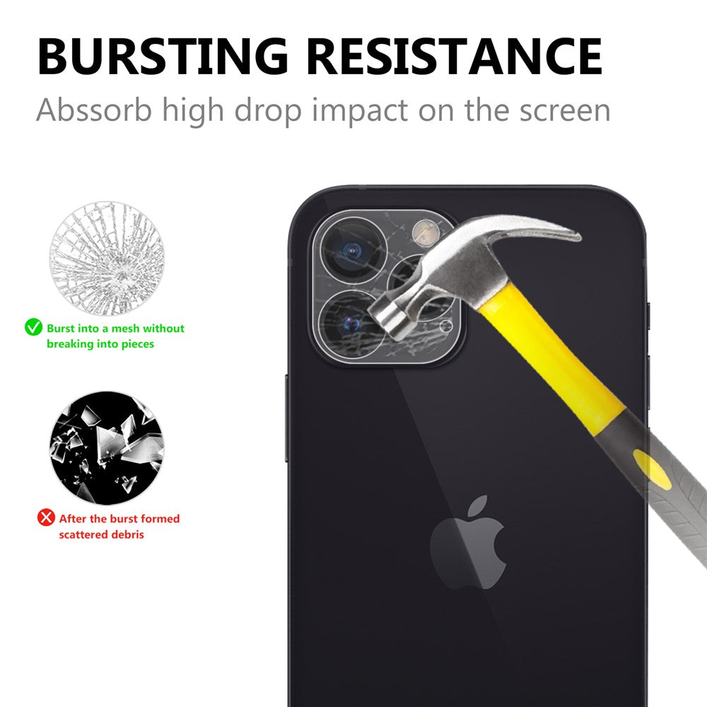 Ultraklart fingeraftryksafvisende beskyttelsesglas i hærdet glas til kameralinsen på iPhone 13 Pro Max 6,7 tommer
