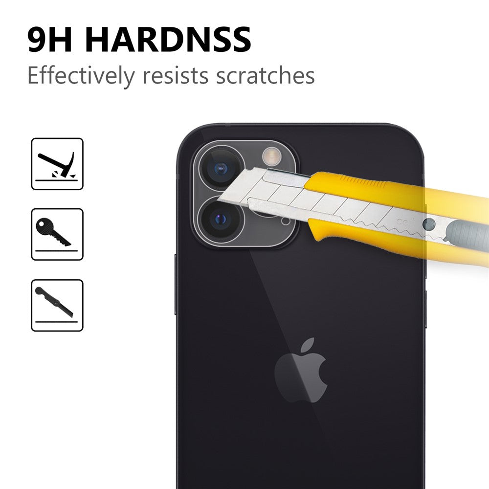 Ultraklart fingeraftryksafvisende beskyttelsesglas i hærdet glas til kameralinsen på iPhone 13 Pro Max 6,7 tommer