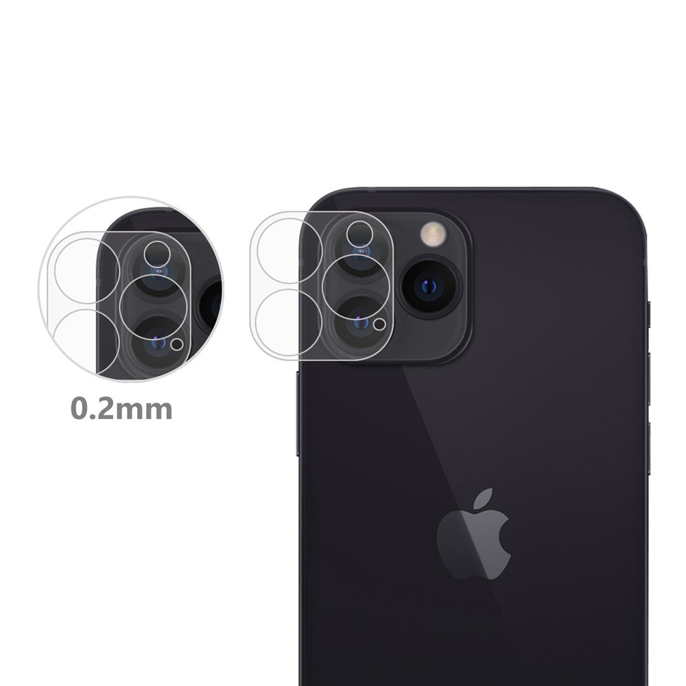 Ultraklart fingeraftryksafvisende beskyttelsesglas i hærdet glas til kameralinsen på iPhone 13 Pro Max 6,7 tommer