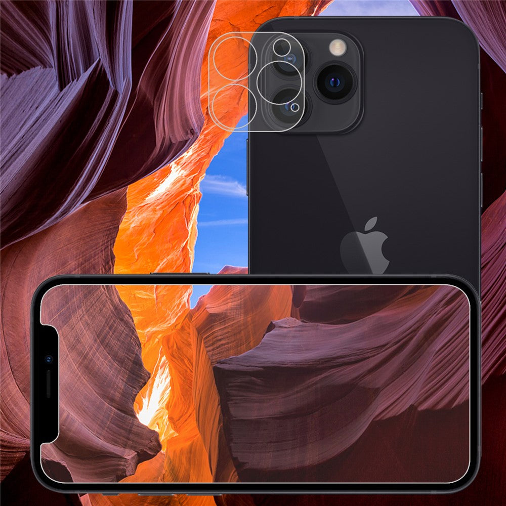 Ultraklart fingeraftryksafvisende beskyttelsesglas i hærdet glas til kameralinsen på iPhone 13 Pro Max 6,7 tommer