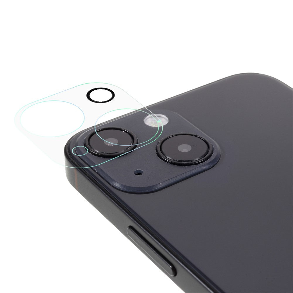 Til iPhone 13 6,1 tommer / 13 mini 5,4 tommer Hærdet glas Kamerabeskytter Ridsefast 9H hårdhed Linsefilm