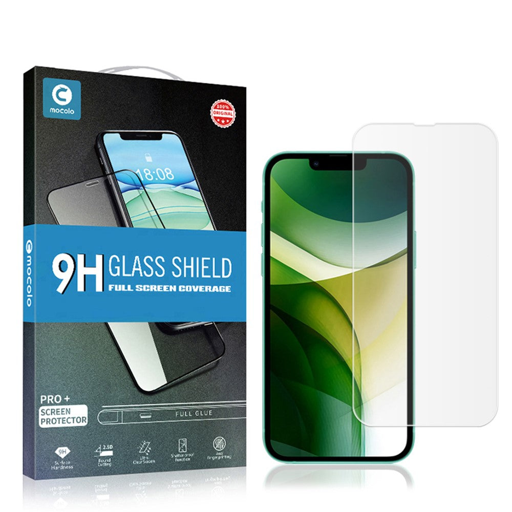 MOCOLO 9H Hardness Ultra Clear Tempered Glass Screen Protector for iPhone 13 / 13 Pro / 14