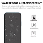 Full Glue Anti-fingerprint Tempered Glass Screen Protector with Black Edges for iPhone 13 mini 5.4 inch
