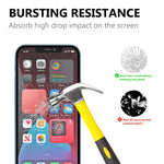 Full Glue Anti-fingerprint Tempered Glass Screen Protector with Black Edges for iPhone 13 mini 5.4 inch