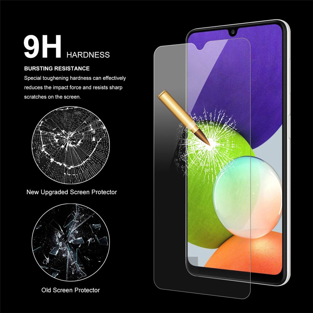 HAT PRINCE 0.26mm 9H 2.5D Fingerprint-proof Tempered Glass Screen Protector for Samsung Galaxy A22 4G (EU Version)