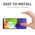 HAT PRINCE 0.26mm 9H 2.5D Fingerprint-proof Tempered Glass Screen Protector for Samsung Galaxy A22 4G (EU Version)
