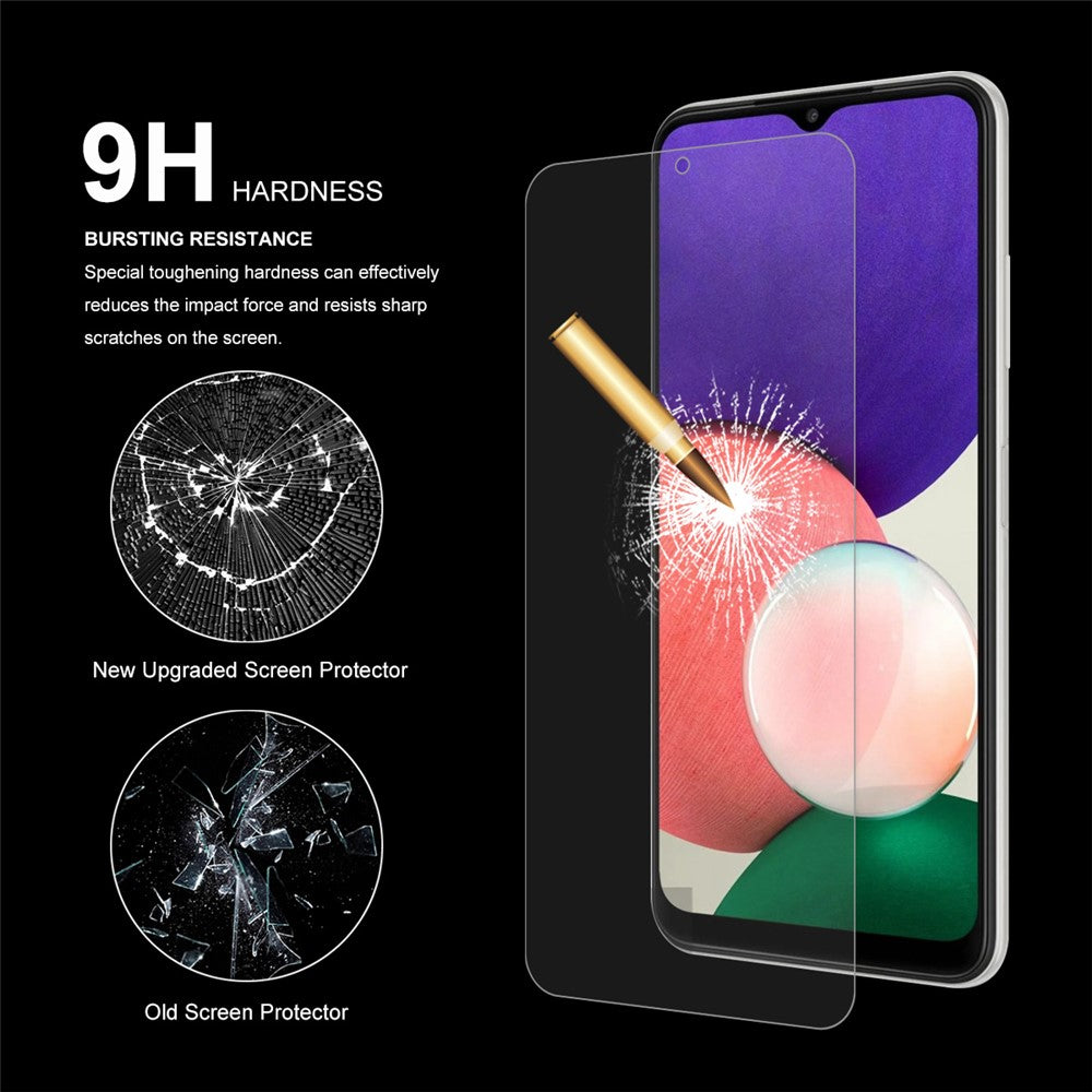 HAT PRINCE 0.26mm 9H 2.5D Anti-fingerprint Tempered Glass Screen Protector for Samsung Galaxy A22 5G (EU Version)