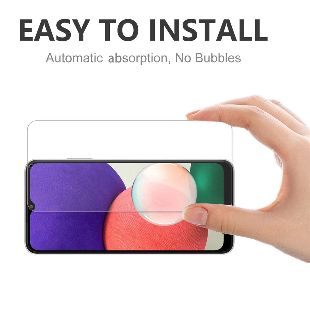 HAT PRINCE 0.26mm 9H 2.5D Anti-fingerprint Tempered Glass Screen Protector for Samsung Galaxy A22 5G (EU Version)
