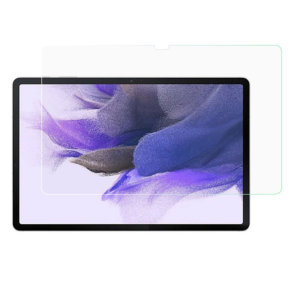Eksplosionssikker hærdet glasskærmbeskytterfilm med lige kant til Samsung Galaxy Tab S9+ / S8+ / S7 FE