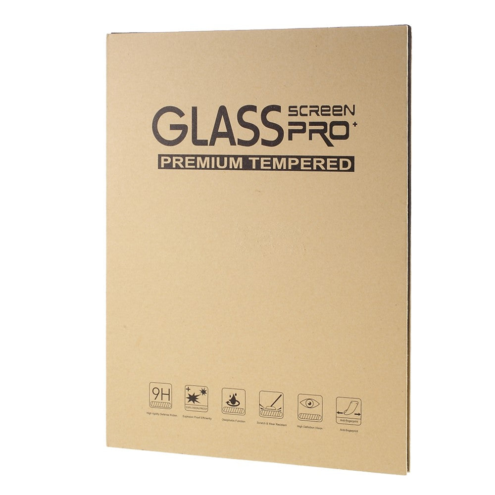 Eksplosionssikker hærdet glasskærmbeskytterfilm med lige kant til Samsung Galaxy Tab S9+ / S8+ / S7 FE