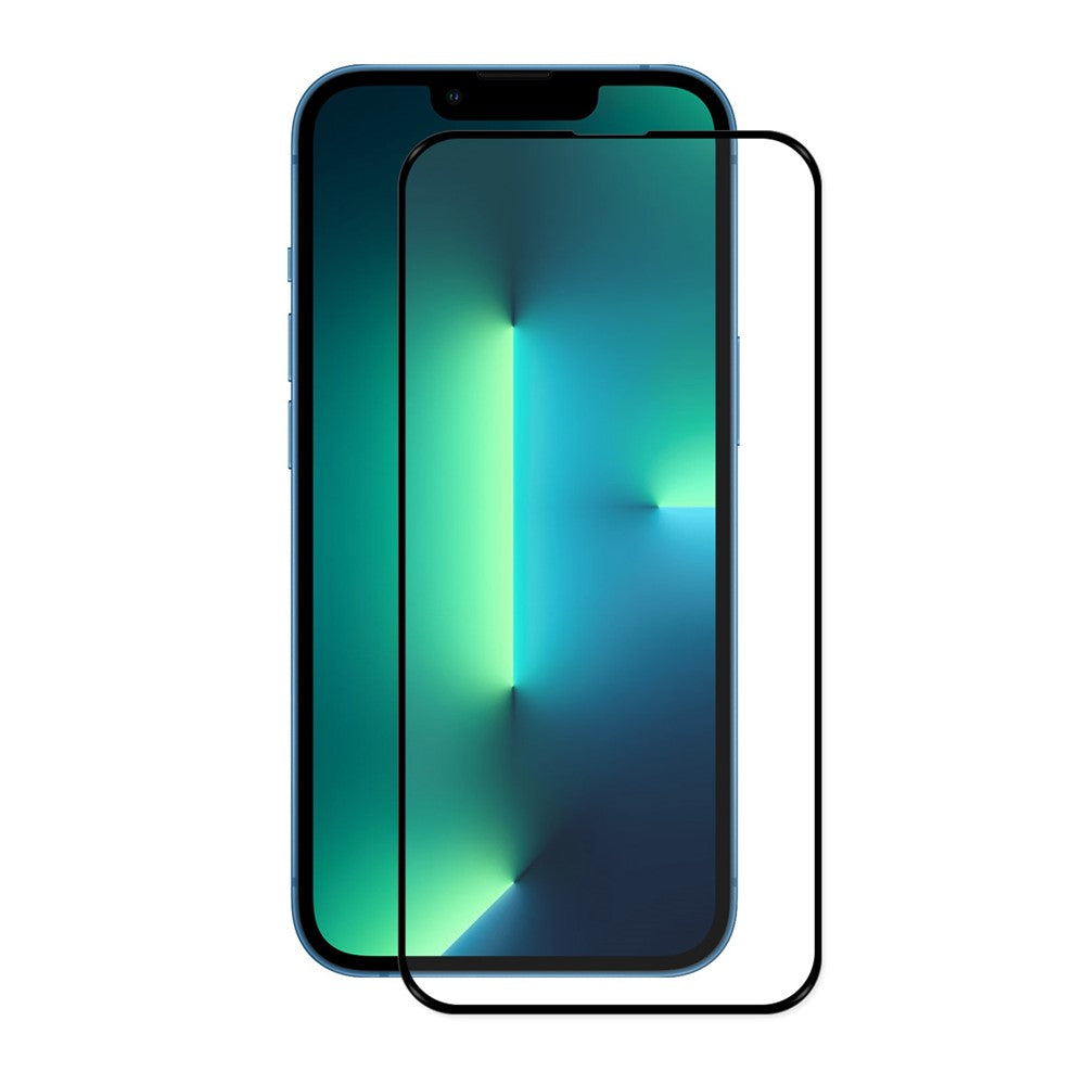 HAT PRINCE 0.26mm 9H 2.5D Complete Covering Full Glue Tempered Glass Screen Protector for iPhone 13 / 13 Pro / 14