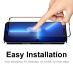 HAT PRINCE 0.26mm 9H 2.5D Complete Covering Full Glue Tempered Glass Screen Protector for iPhone 13 / 13 Pro / 14