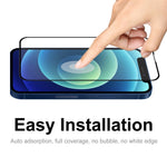 HAT PRINCE 0.26mm 9H 2.5D Complete Covering Full Glue Tempered Glass Screen Protector for iPhone 13 / 13 Pro / 14