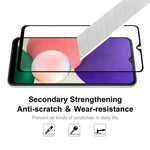 HAT PRINCE 0.26mm 9H 2.5D Full Glue HD Full Coverage Tempered Glass Screen Protector Film for Samsung Galaxy A22 5G (EU Version)