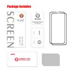 2Pcs / Set HAT PRINCE 0.26mm 9H 2.5D Full Screen Tempered Glass Full Glue Ultra Clear Screen Protector for iPhone 13 Pro Max / 14 Plus
