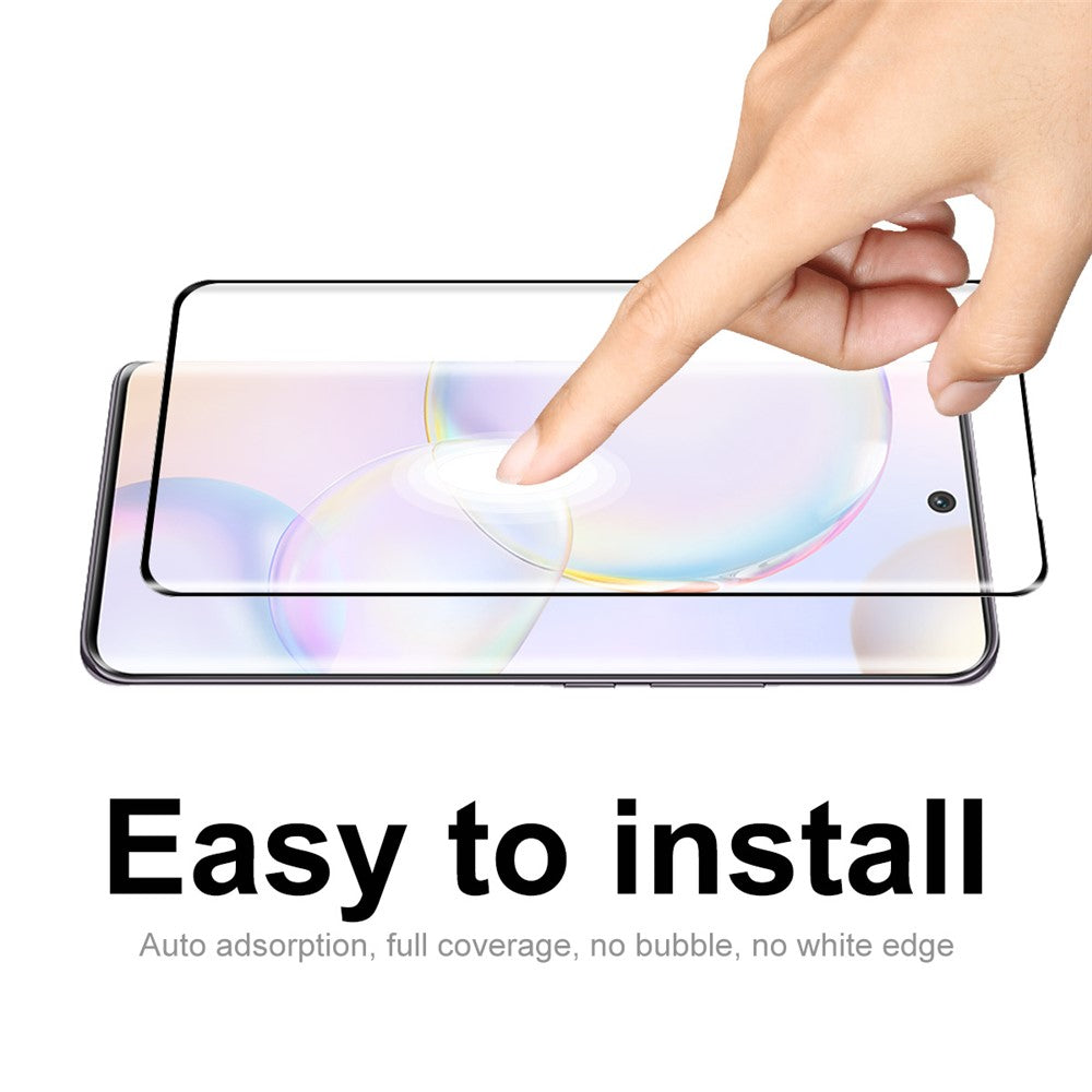 ENKAY HAT PRINCE 0.26mm 9H 3D Ultra Clear Curved Full Screen Guard Tempered Glass Protector for Honor 50 / Huawei nova 9
