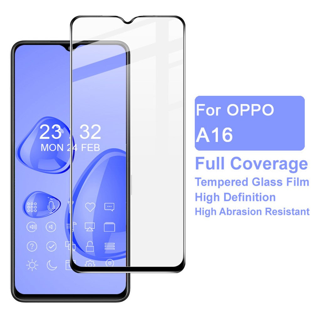 IMAK Pro+ Series Ridsefri skærmbeskytter i hærdet glas til Oppo A16/A16s/A54s