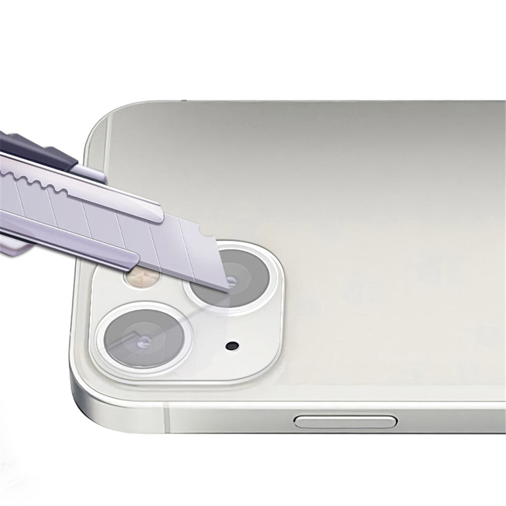 MOCOLO til iPhone 13 mini 5,4 tommer kamerabeskytter 9H hårdhed præcis udskæring hærdet glas silketryk linsefilm